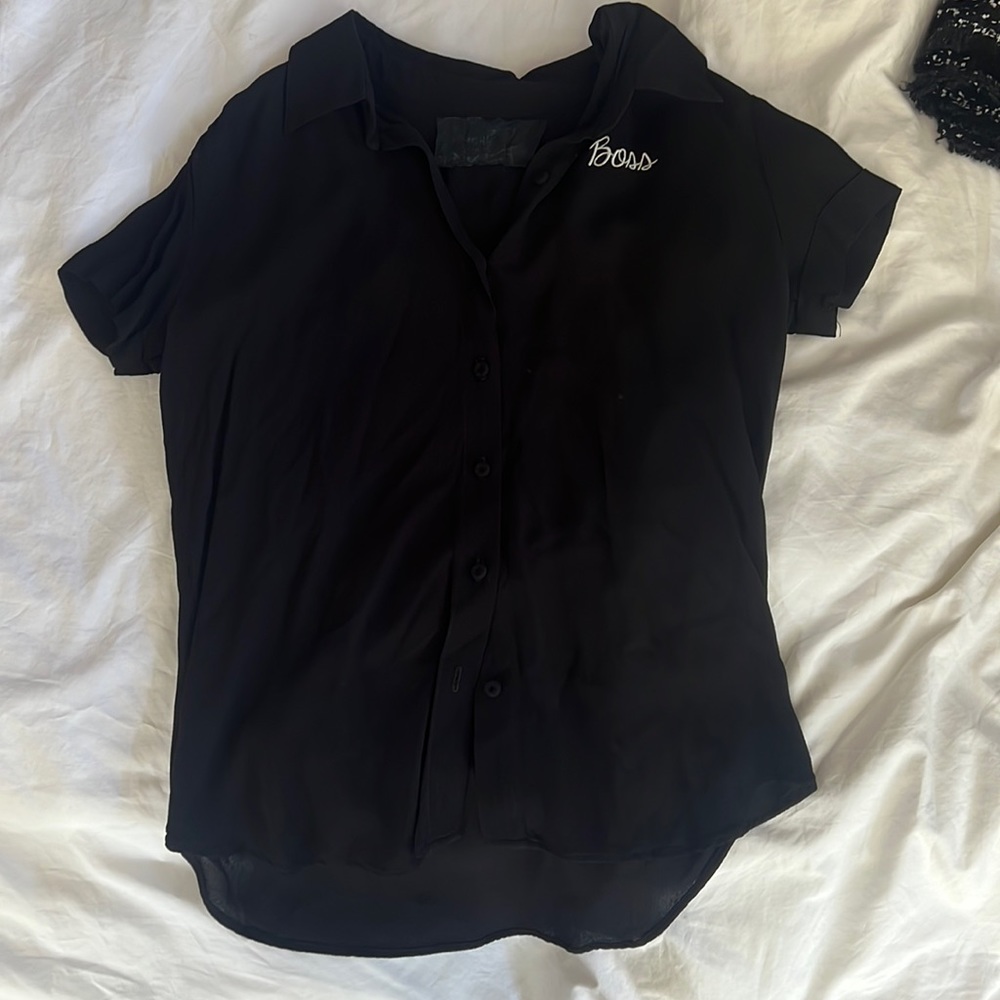 Reformation “Boss” Blouse